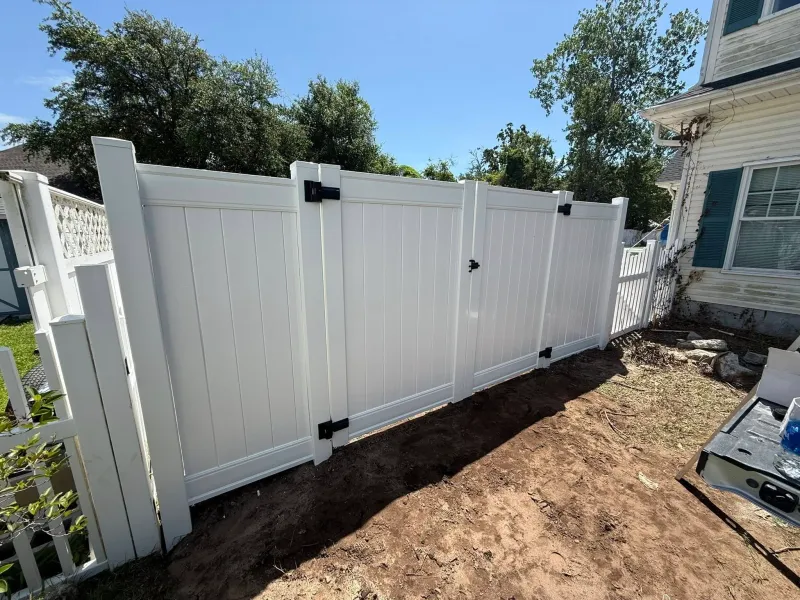 Fence gate installation by Cannon Fencing