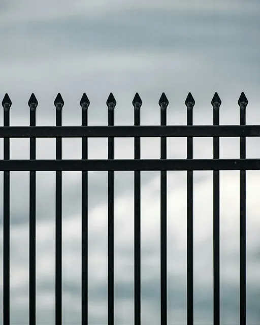Metal fence installation by Cannon Fencing