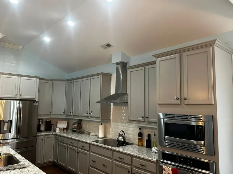 Indoor kitchen remodel by Dawson's Quality Home Services